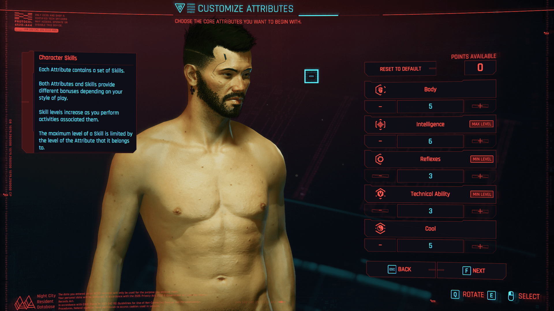 Cyberpunk character creation menu фото 63