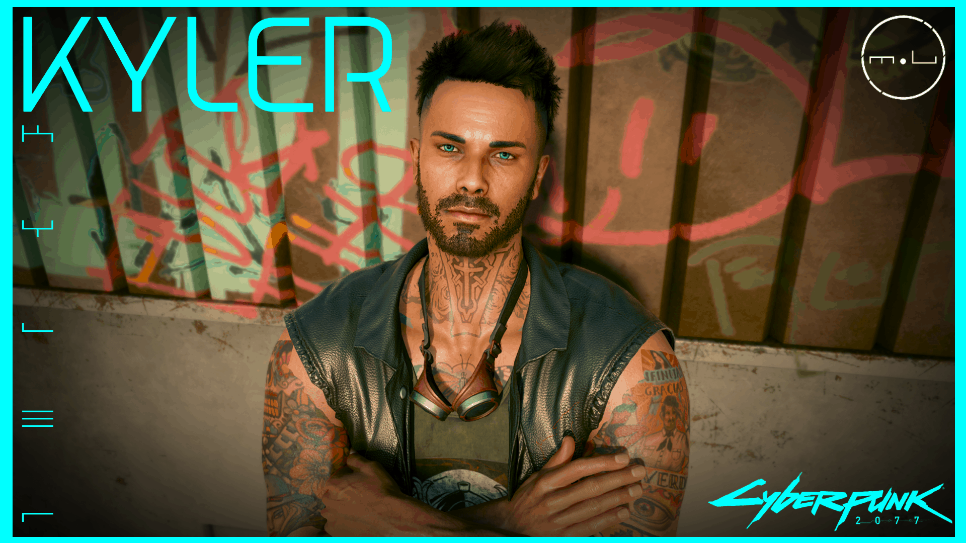 Mu Kyler Character Preset Male Cyberpunk 77 Mod