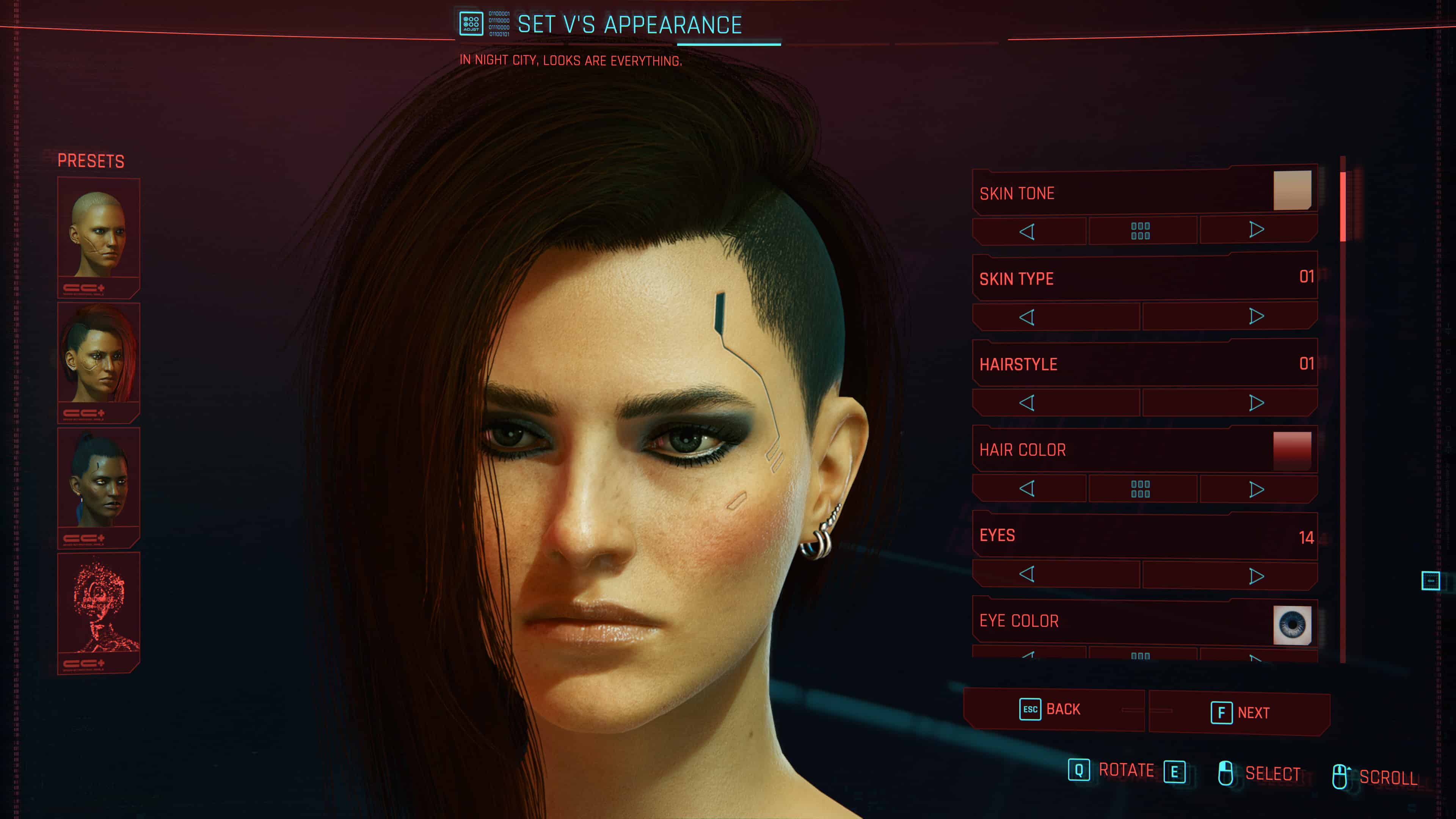 Tweaked Female V Cyberpunk 2077 Mod 