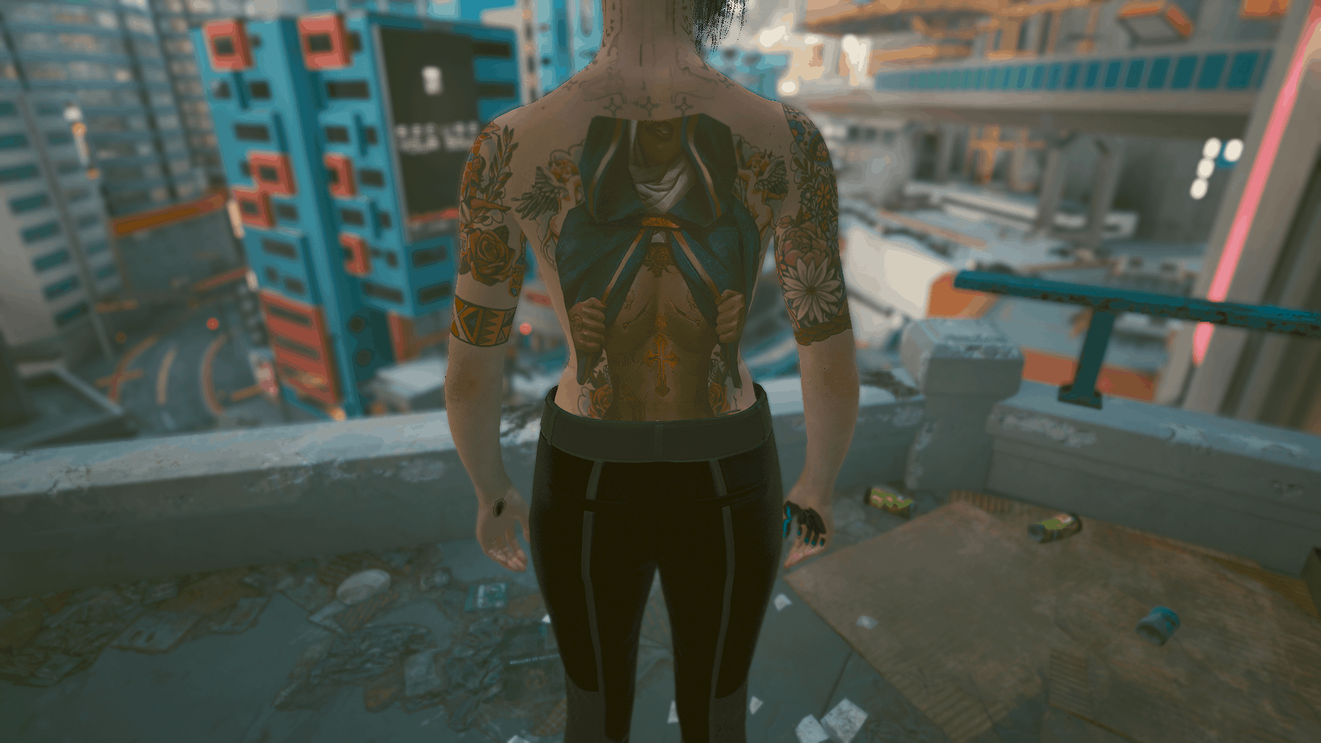 Cyberpunk tattoo mod фото 43