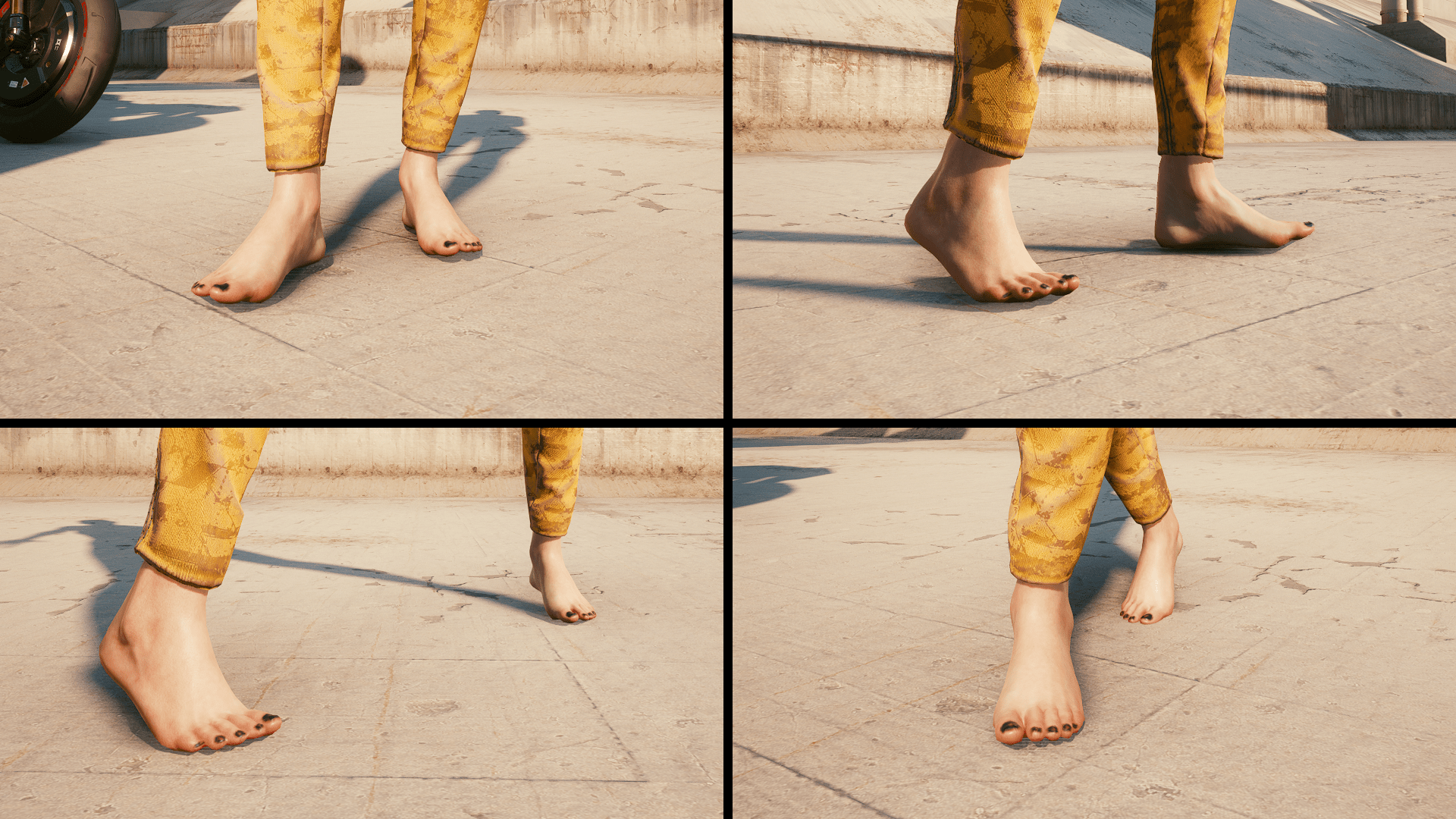 Female V's Less Ugly Feet - Cyberpunk 2077 Mod