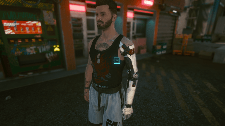 Johnny Silverhand's Arm and Tattoos - Cyberpunk 2077 Mod