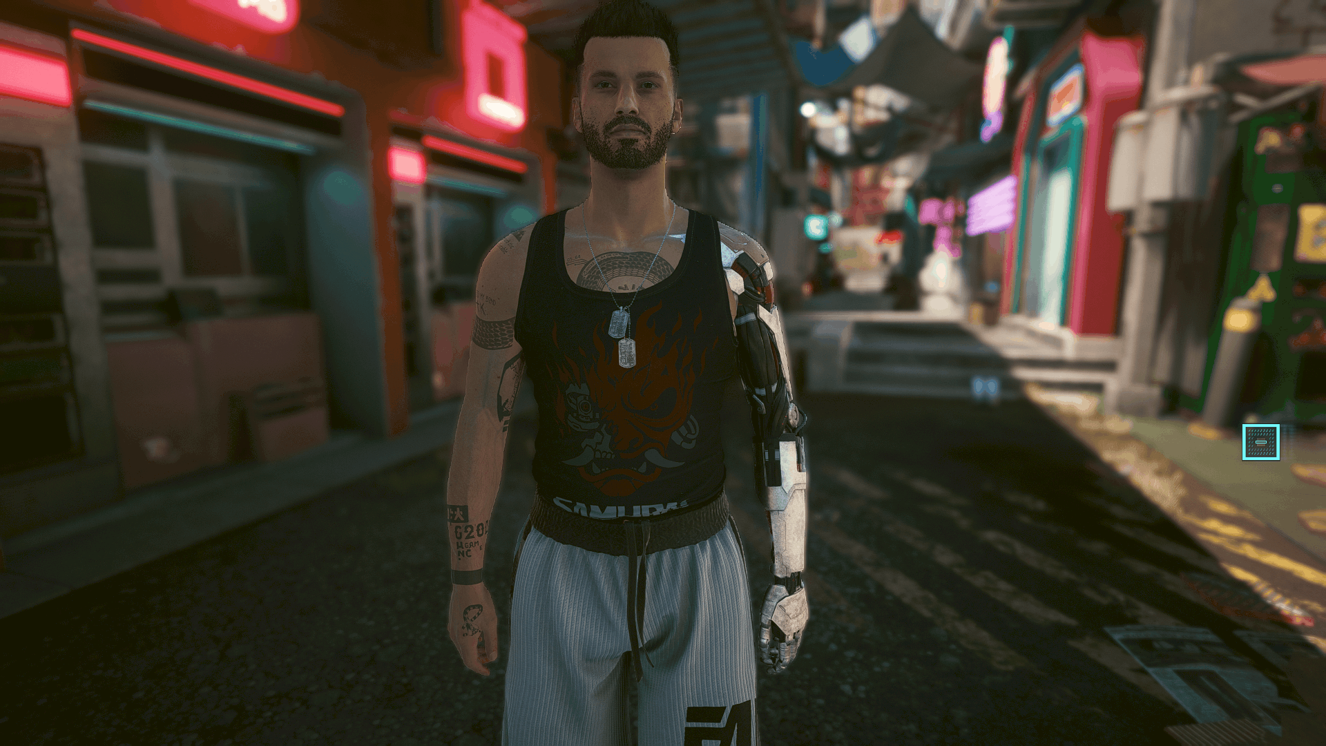 Johnny Silverhand's Arm and Tattoos - Cyberpunk 2077 Mod