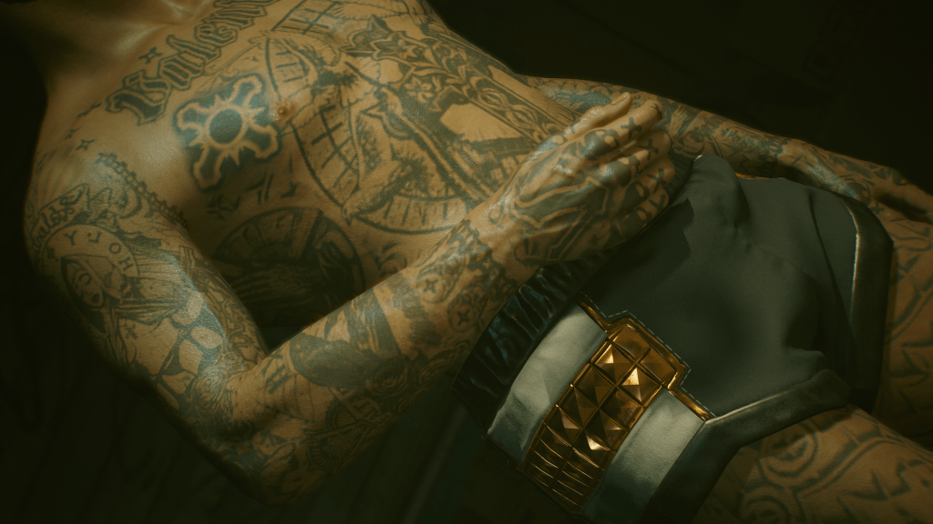 Kala's Valentino Tattoos for Masculine and Feminine V Cyberpunk 2077 Mod
