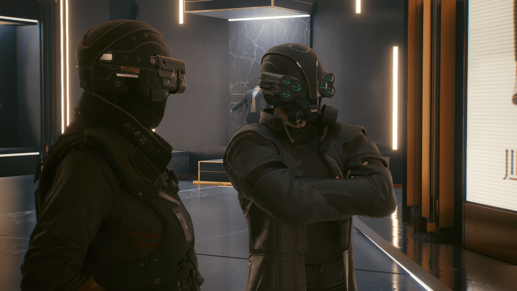 Lv50 NGPlus Starter Save Nomad Male as MaxTac Solo Cyberpunk 2077 Mod
