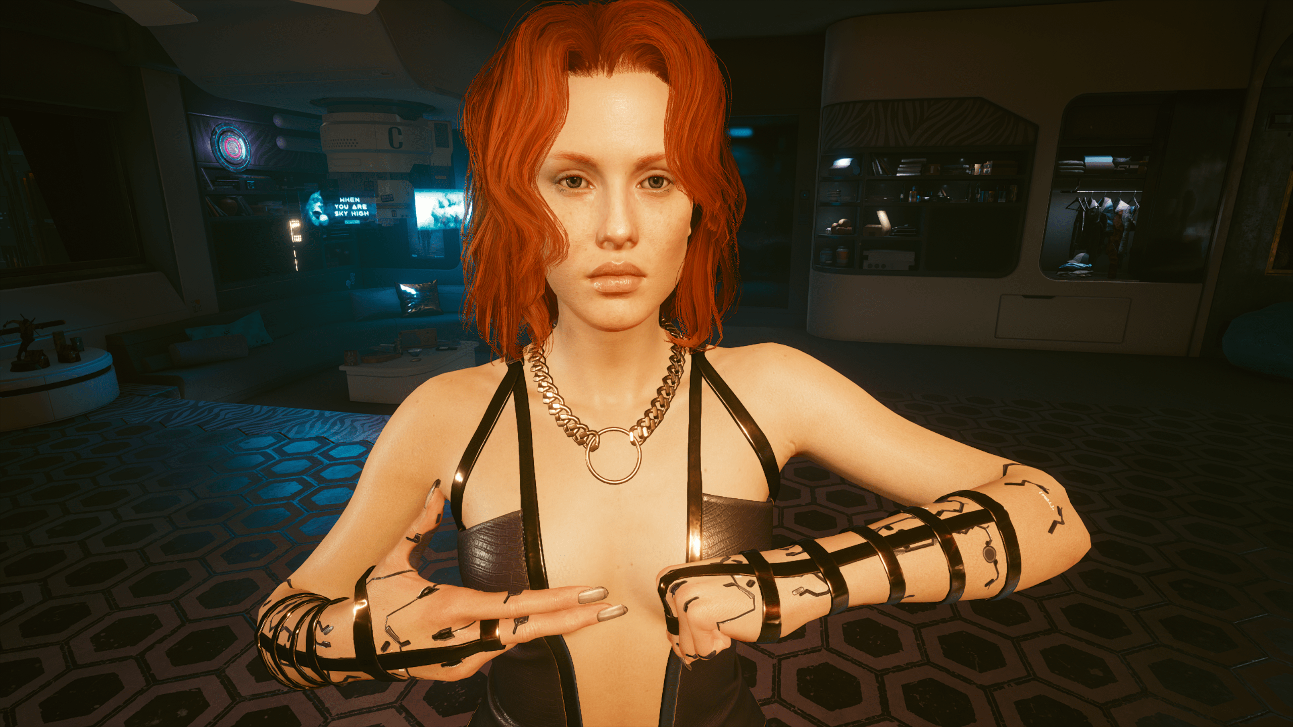 Cyberpunk сет одежды фото 32