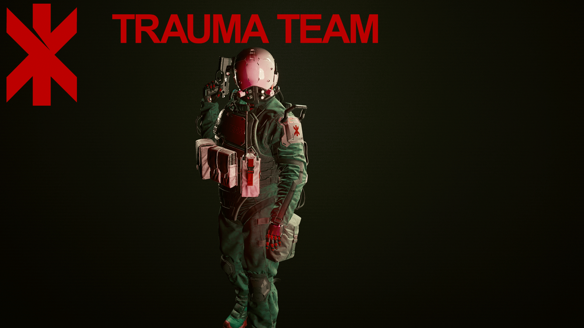 Trauma team cyberpunk logo фото 70