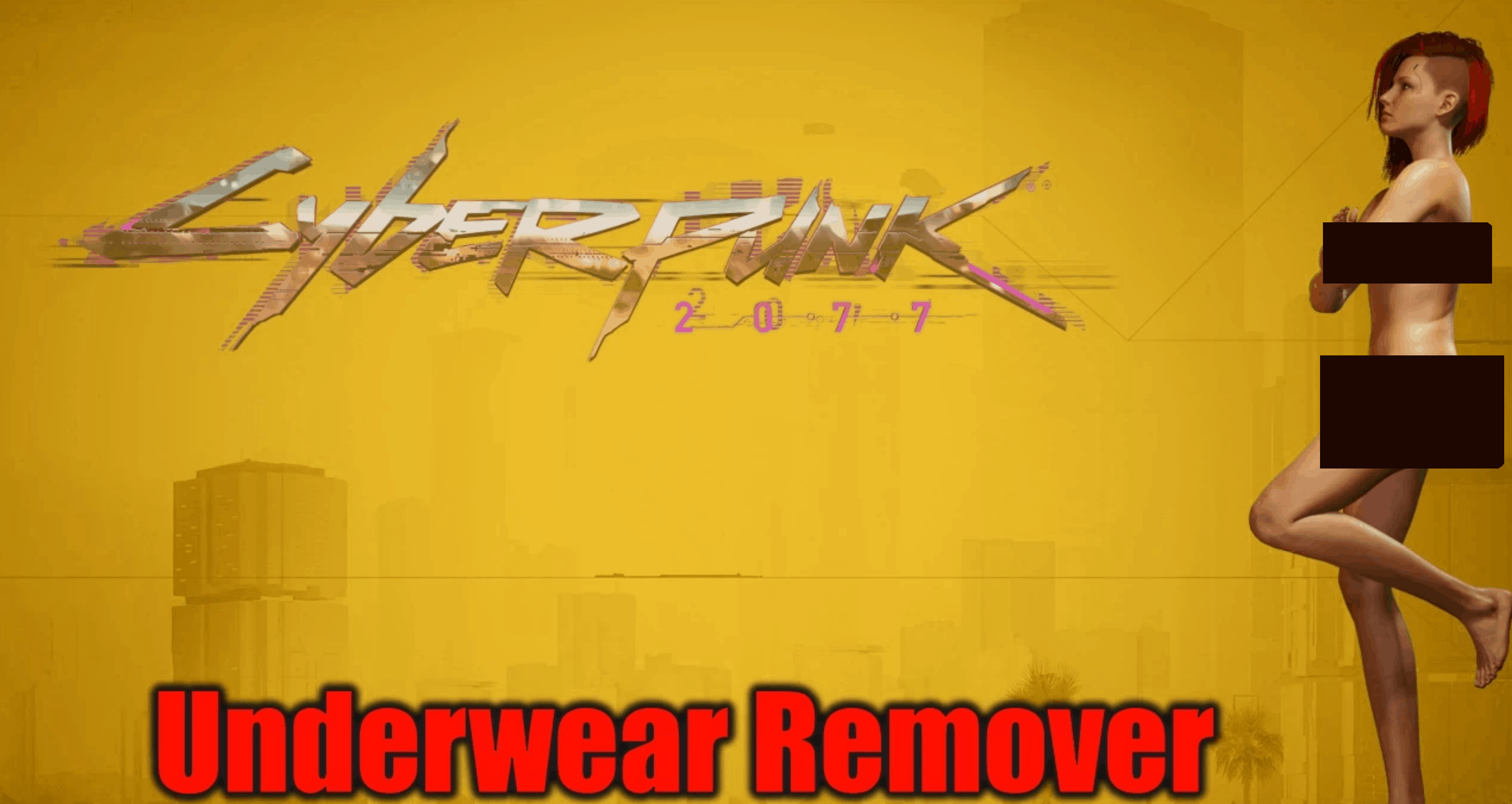 Cyberpunk 2077 underwear remover