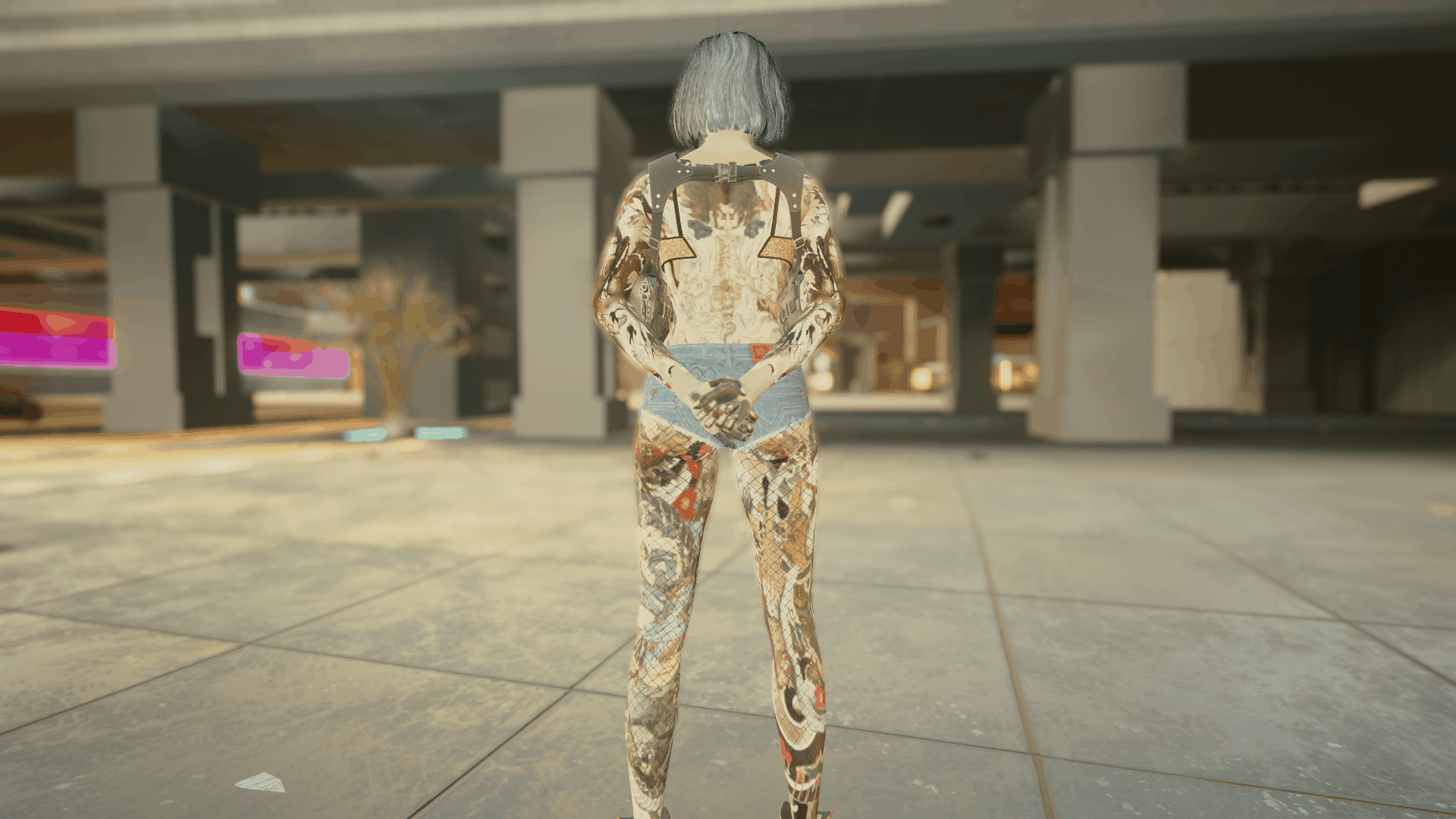 Yakuza Tattoo Female - Cyberpunk 2077 Mod