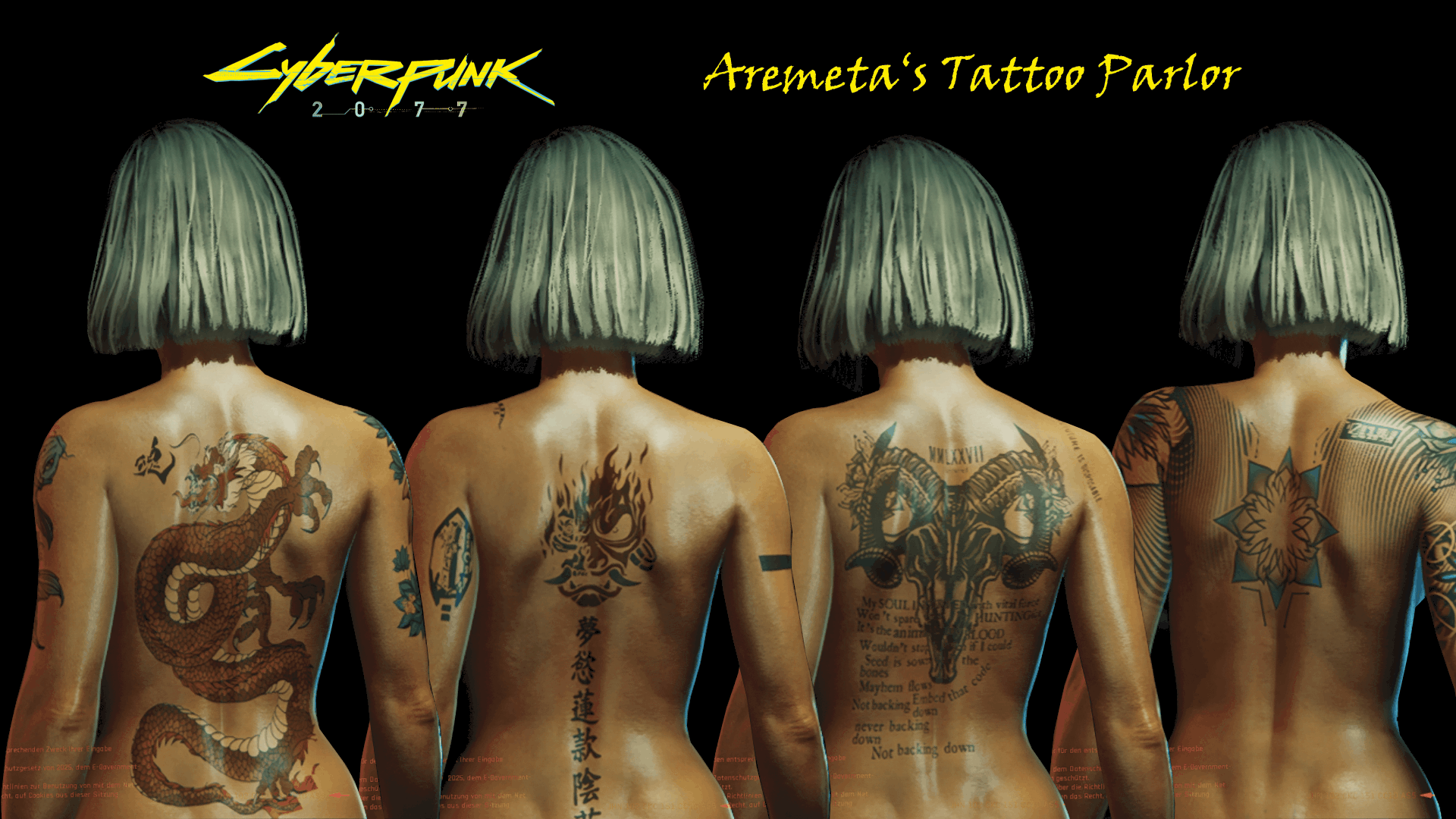 Cyberpunk tattoo mod (120) фото