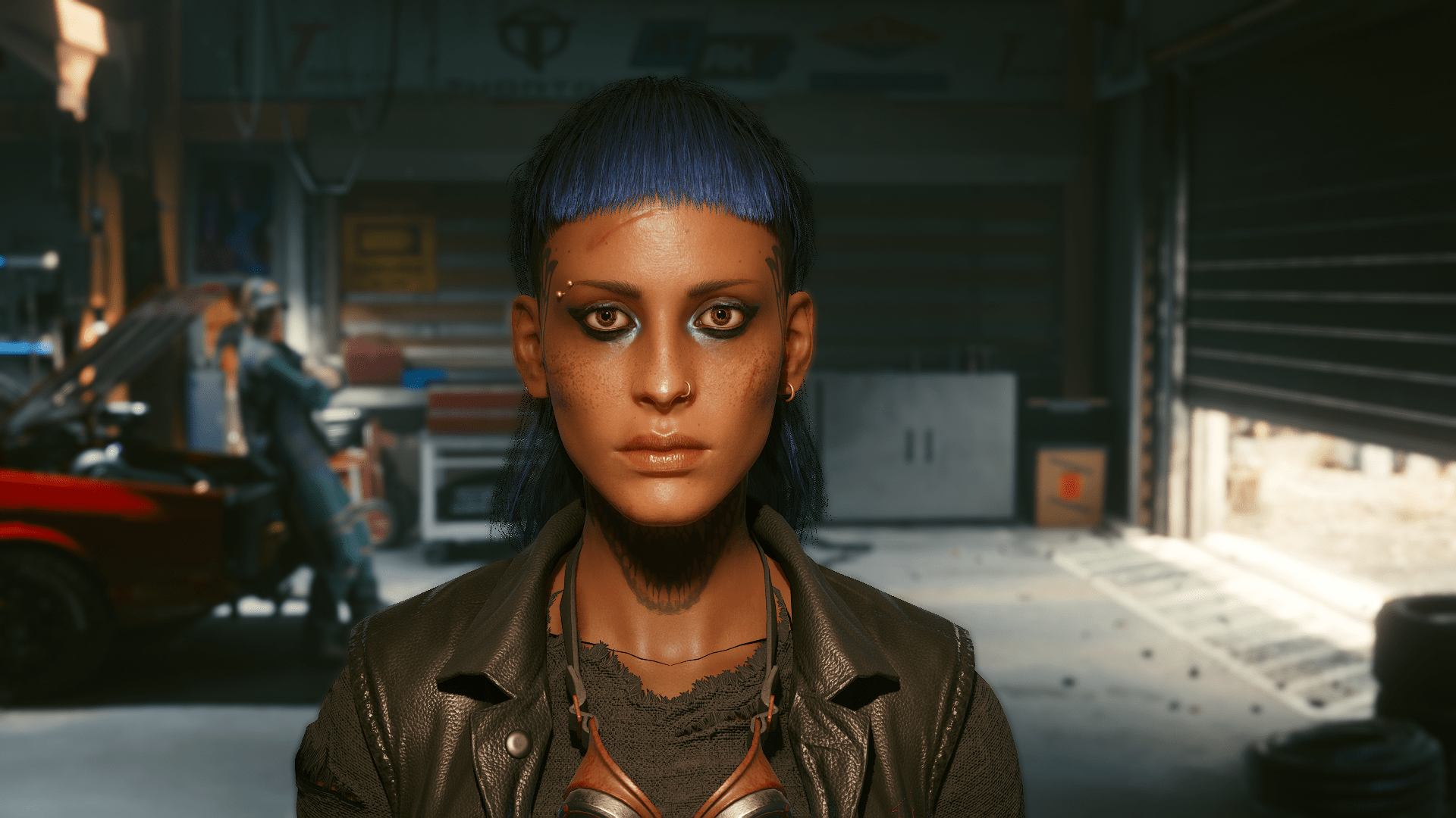 Blue-haired female lead - wide 1