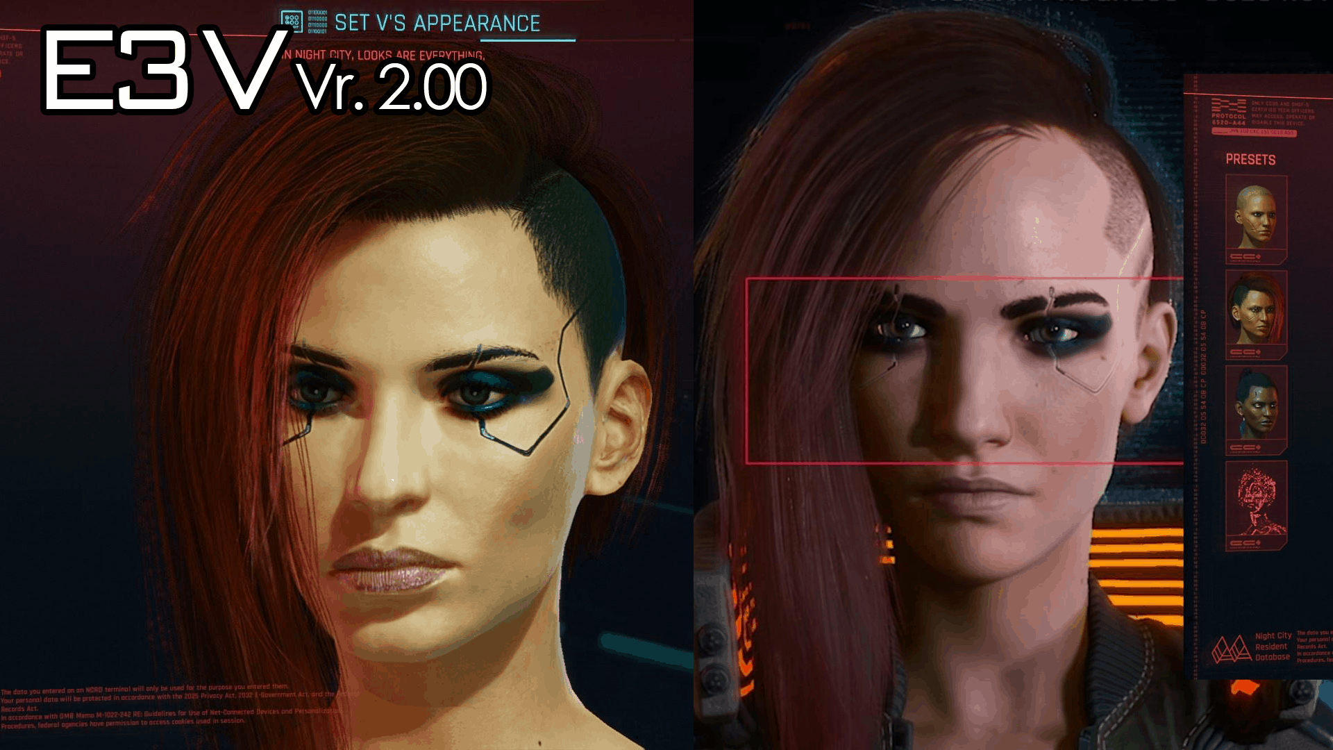 Cyberpunk character creation menu фото 70