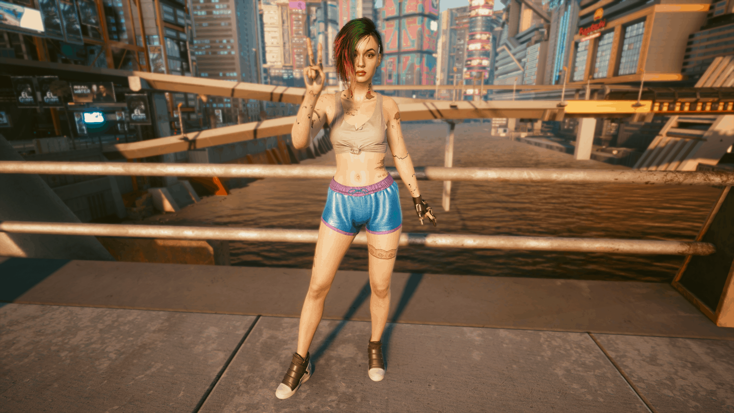 Judy NPC swap for V2 - Cyberpunk 2077 Mod