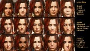 Claire - Alternates (Clothes - Faces - Nudes) - Cyberpunk 2077 Mod