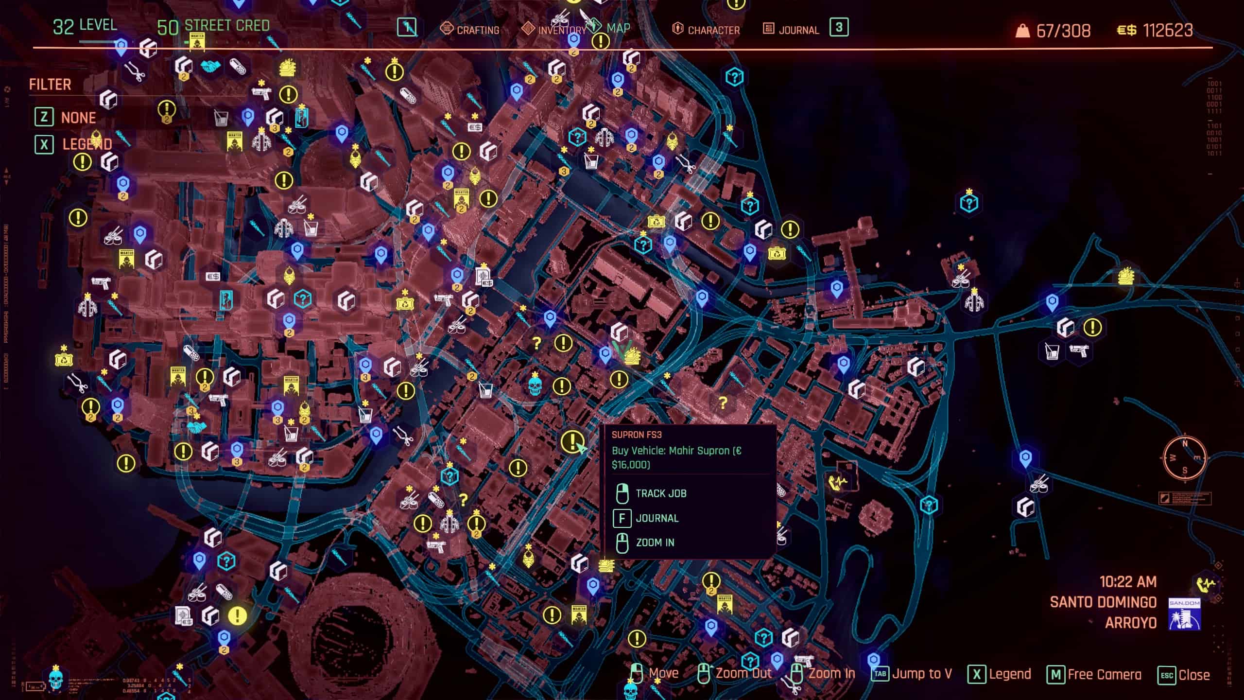 Cyberpunk map size фото 24