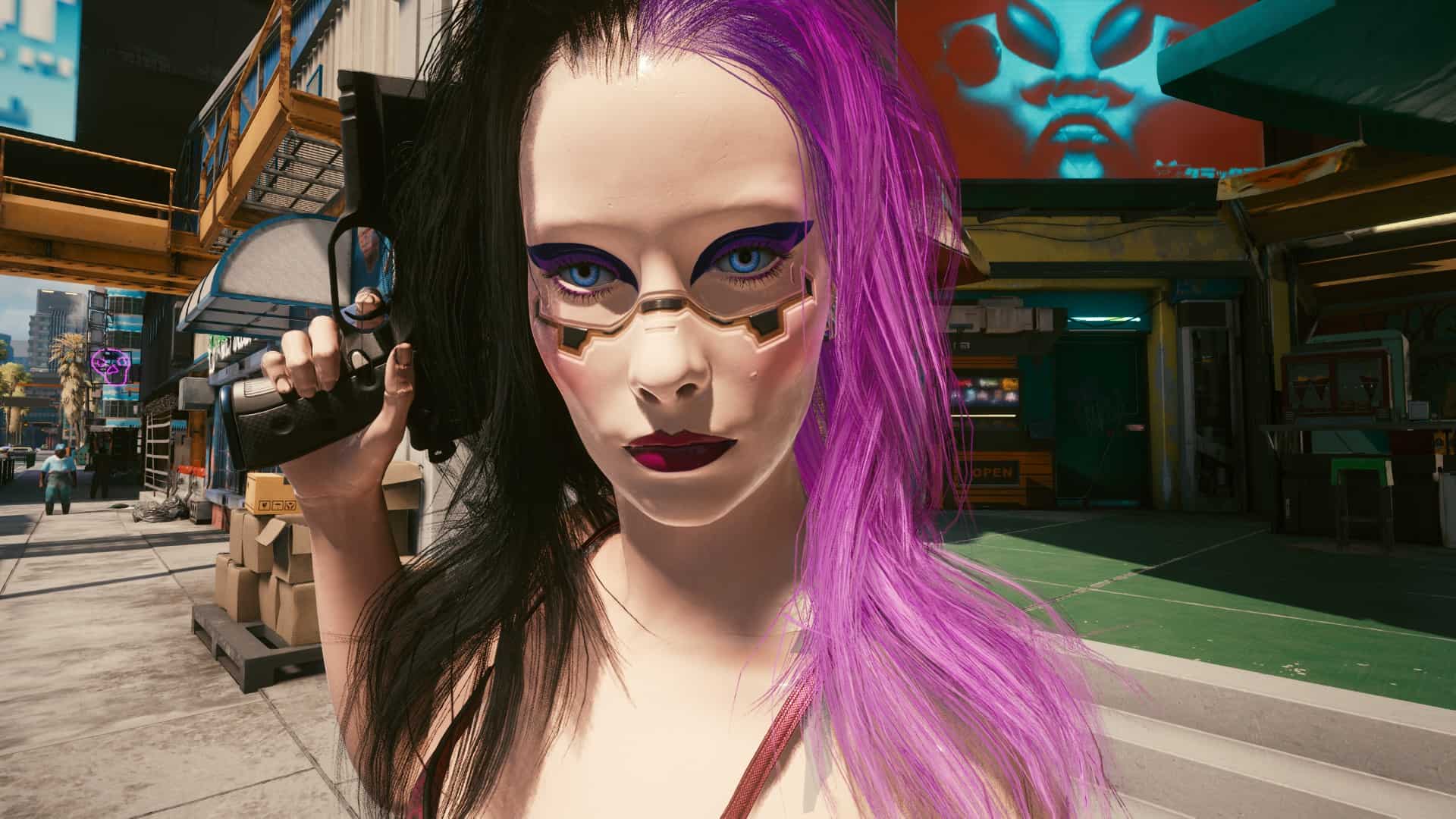 Cyberpunk skin gta 5 фото 17