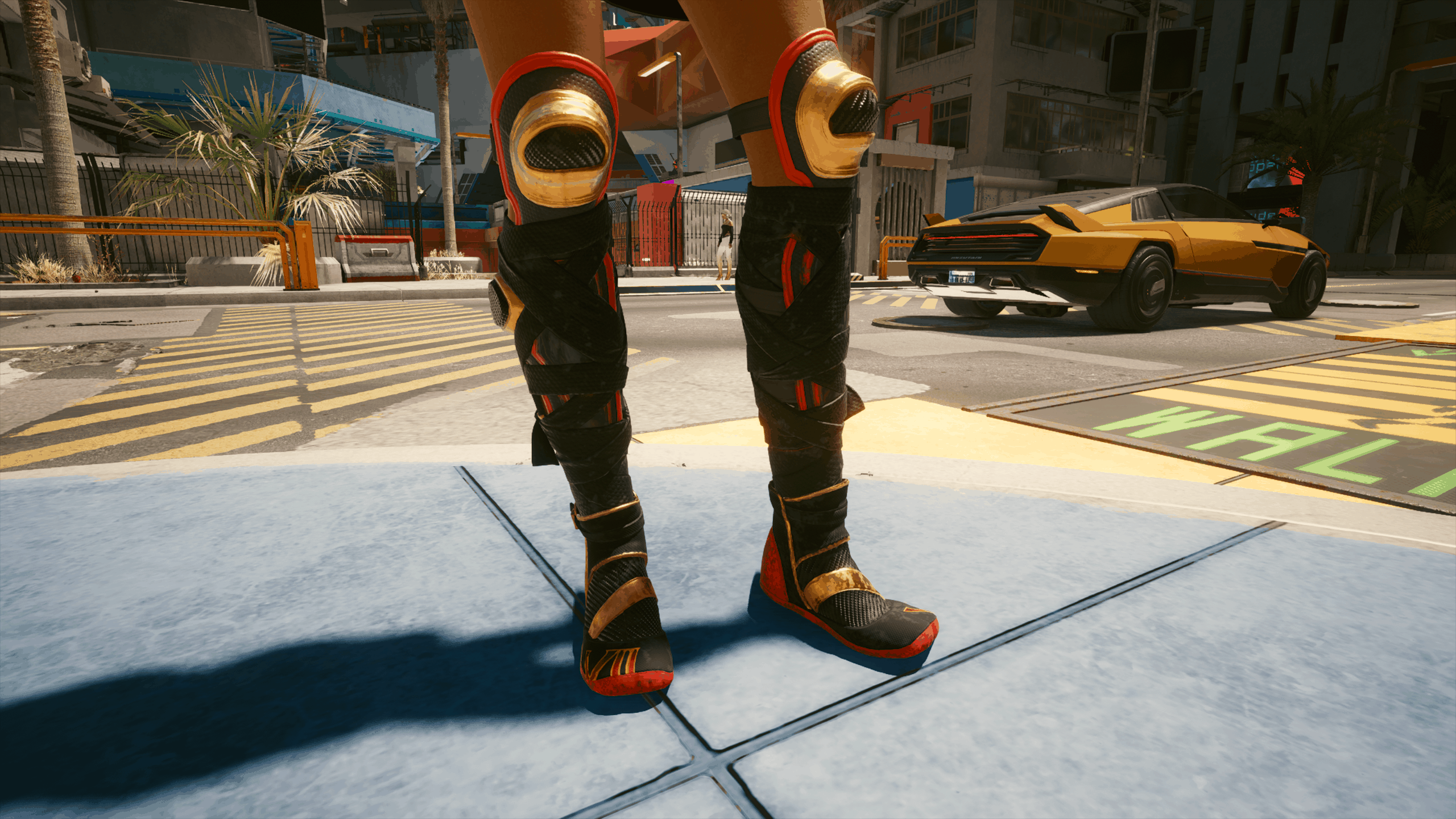 Ninja Boots MultiColor - Cyberpunk 2077 Mod