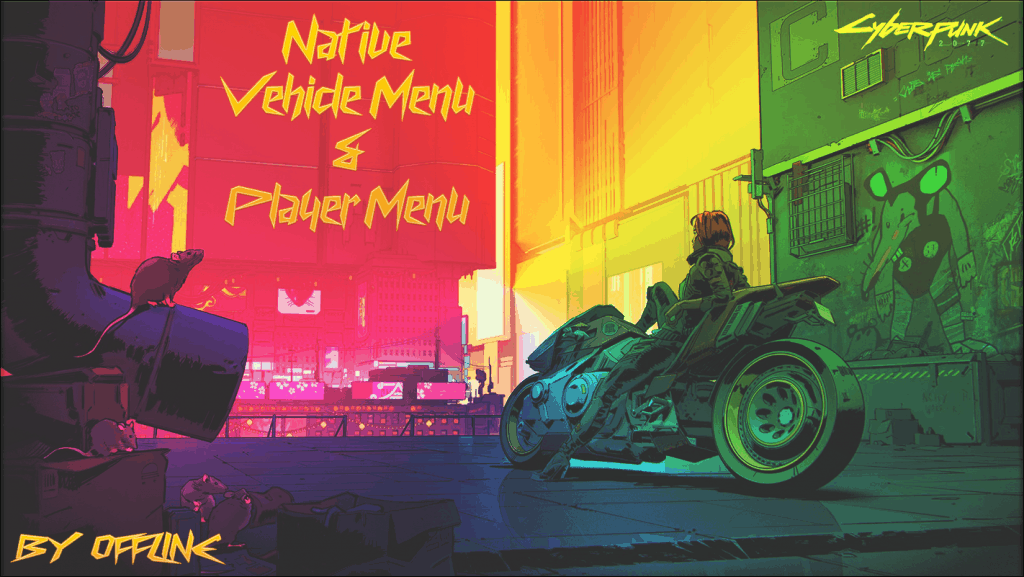 Native Player Vehicle Menu - Cyberpunk 2077 Mod