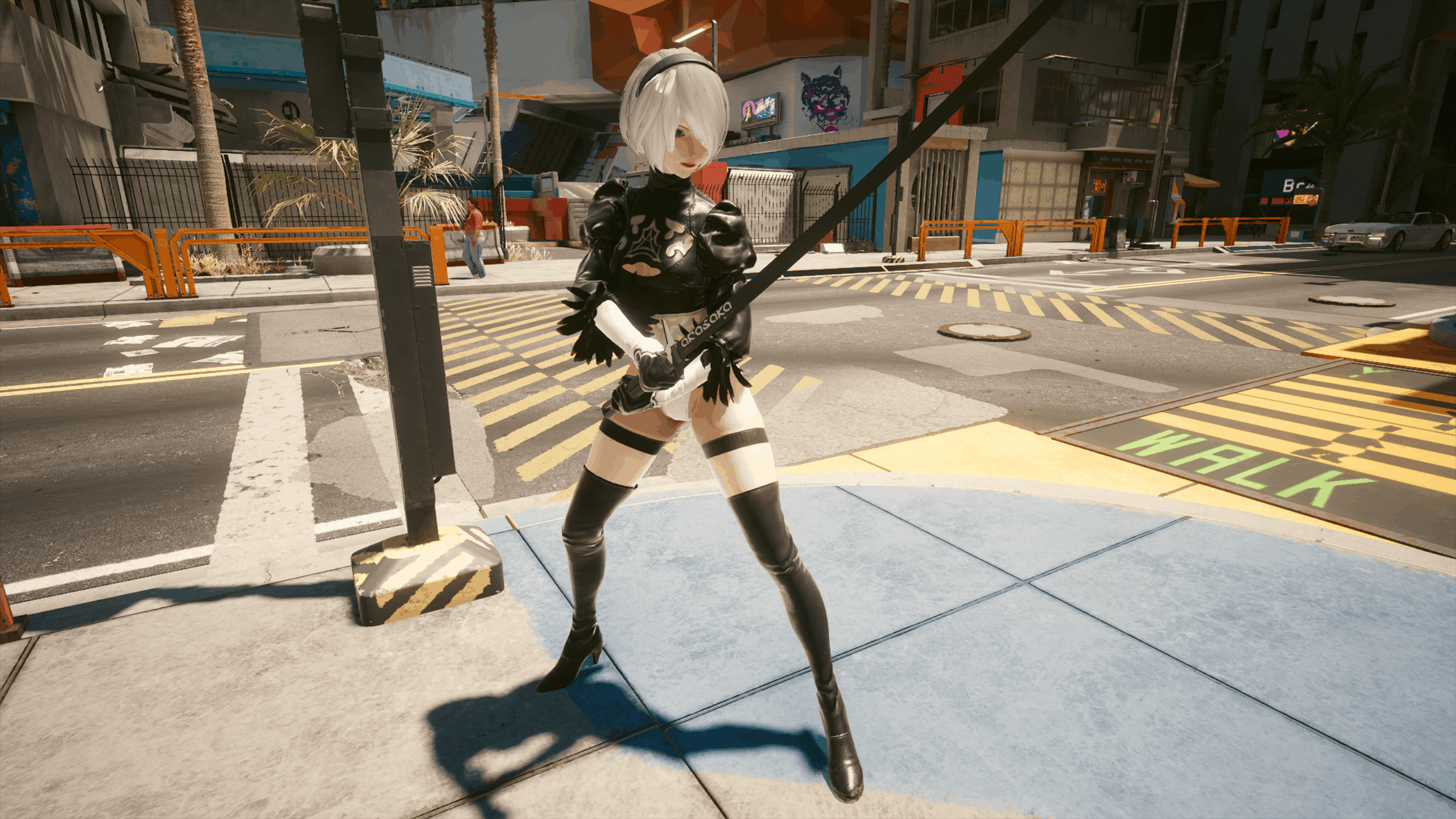 Cyberpunk mod nier automata фото 1