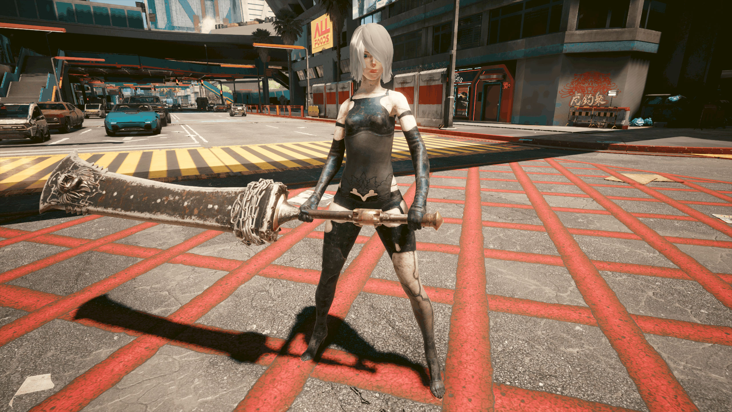 Cyberpunk mod nier automata фото 5