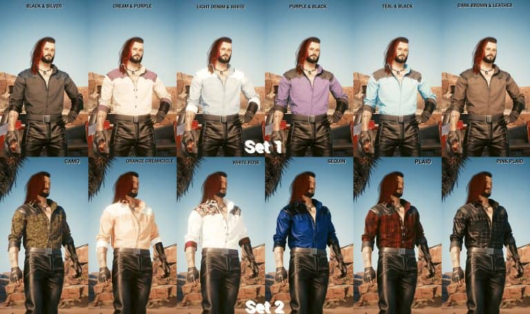 Cuffed Cowboy Shirt Cyberpunk 2077 Mod