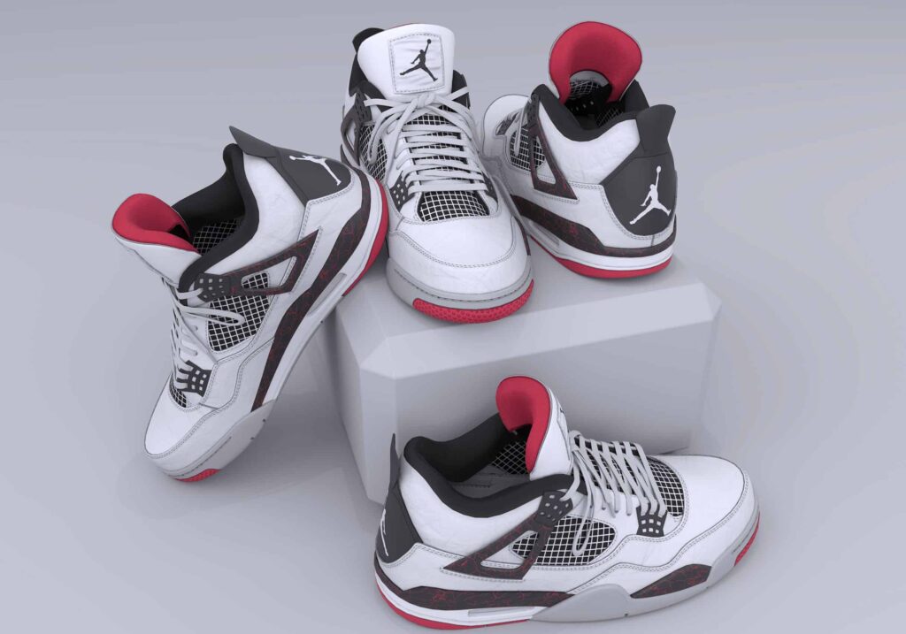 Nike Air Jordan 4 For male and female V - Cyberpunk 2077 Mod