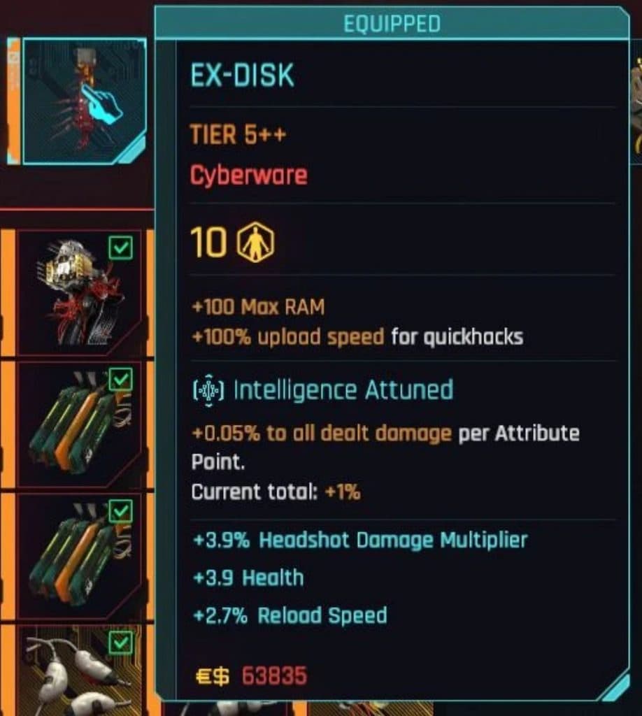 Ex Disk ULTIMATE EX DISK - Cyberpunk 2077 Mod